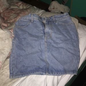 Denim skirt